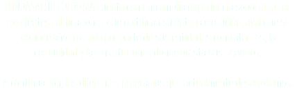 FUNDASALUD COLOMBIA cuenta con una amplia experiencia soportada con excelentes calificaciones que certifican su óptima ejecución, aval que se obtiene año tras año por parte de sus entidades contratantes, la comunidad y las instituciones donde presta sus servicios. A continuación, los diferentes programas que actualmente desarrollamos: